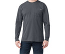 Shirt Long Sleeve Heavyweight Crew Neck Charcoal WL450