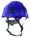 Safety Helmet Type 2 with Integrated Chin Strap, Non-Vented - Class E, Blue XS2-500