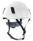 Safety Helmet Type 2 with Integrated Chin Strap, Non-Vented - Class E, White XS2-500