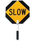 Traffic Control Paddle Stop/Slow Coroplast