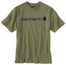 Loose Fit Heavyweight Short-Sleeve Logo Graphic T-Shirt Dusty Olive K195