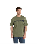 Loose Fit Heavyweight Short-Sleeve Logo Graphic T-Shirt Dusty Olive K195