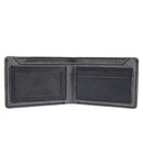Patina Leather Bifold Wallet Black B0000400 001