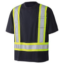 Shirt Short Sleeve Hi-Vis Moisture Wicking Black TT1K