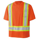 Shirt Short Sleeve Hi-Vis Moisture Wicking Orange TT1O