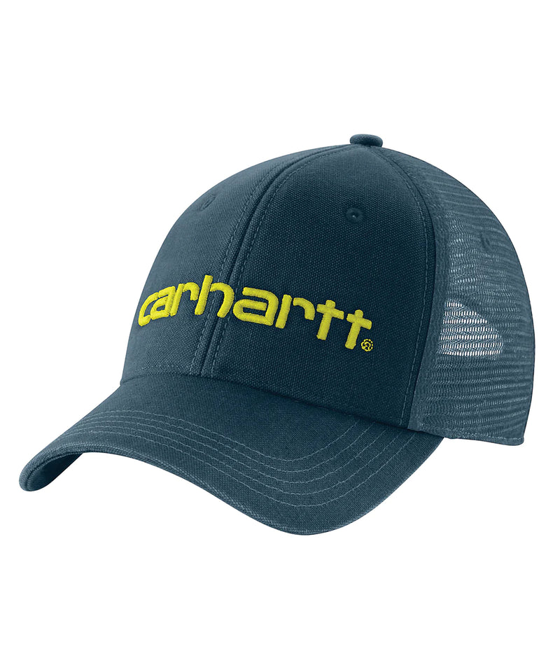 Hat Canvas Mesh-Back Logo Graphic Cap Night Blue 101195