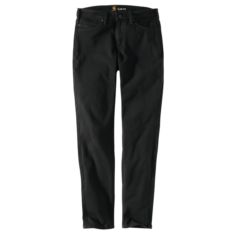 Women's Pant Rugged Flex Slim Fit Twill Black 104214