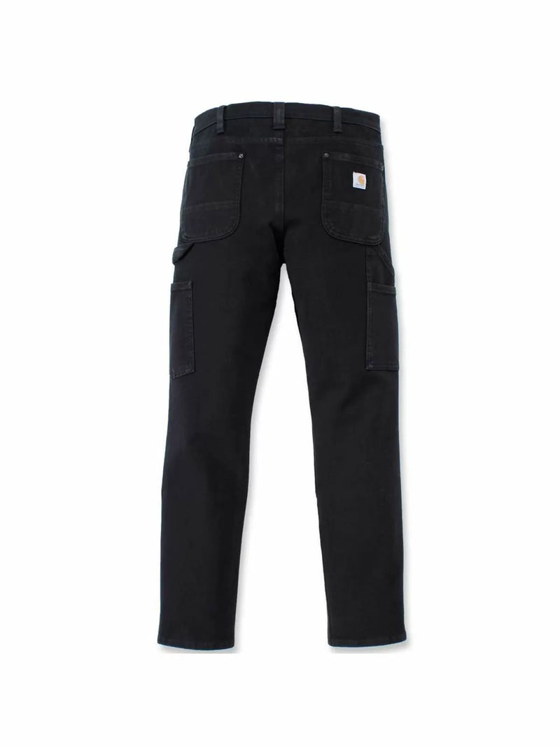 Women's Pant Rugged Flex Relaxed Fit Twill Double Front Black 104296