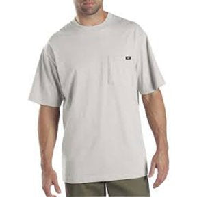 Short Sleeve Pocket T-Shirt Ash Grey Single 1144624