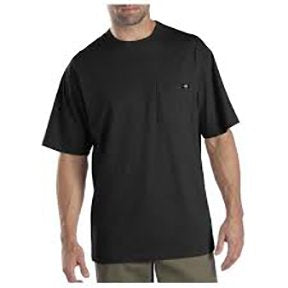 Short Sleeve Pocket T-Shirt Black Single 1144624