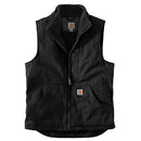 Vest Sherpa Lined Mock Neck Black 104277