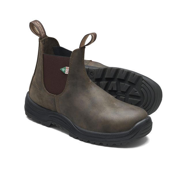Blundstone Work & Safety Boot Waxy Rustic Brown 180