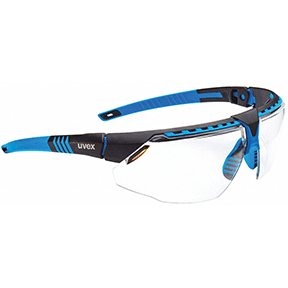 Avatar Safety Glasses Blue Frame/Clear Lens S2870HS