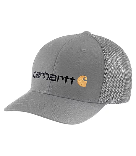Hat Fitted Canvas Logo Asphalt 105353