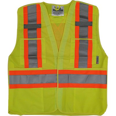 Safety Vest Hi-Vis 5-point Tear Away 6135