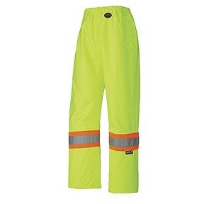 Pant Waist Hi-Vis Waterproof 450D Green 5586