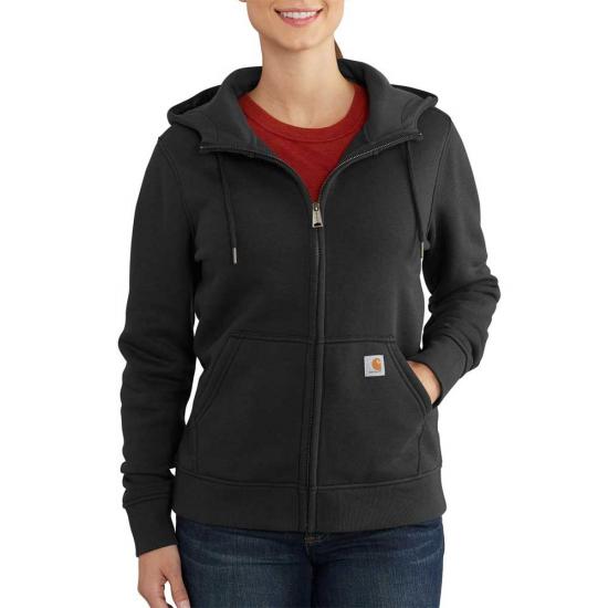 Women's Sweatshirt Clarksburg Hooded Zip Black 102788
