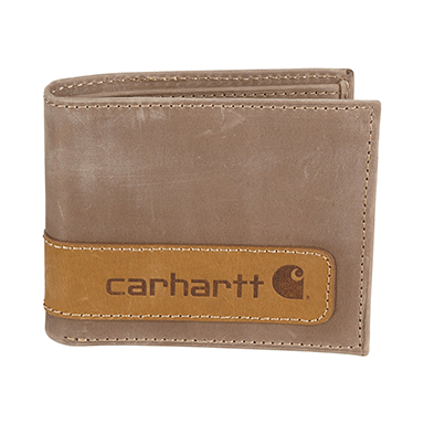 Two-Tone Billfold with Wing Wallet Brown 61-2204
