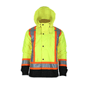 Jacket Hi-Vis Handyman 7in1 Insulated 300D Green 6328J