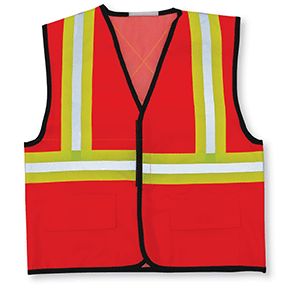 Kid's Hi-Vis Safety Vest Mesh Orange BK010KIDS