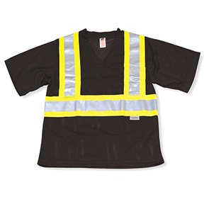Shirt Short Sleeve Hi-Vis Mesh Black BK095
