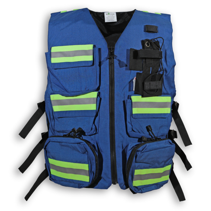 First Aid Safety Vest Royal Blue BK625RB