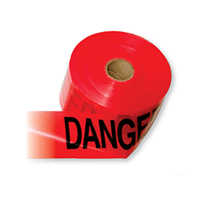 Danger Barricade Tape Red BKDANGER