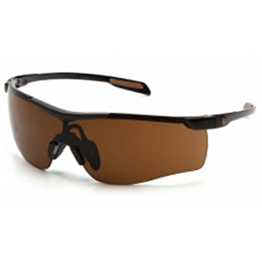 Cayce Safety Glasses Black Frame/Sandstone Bronze Anti-Fog Lens CHB918ST