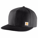 Hat Firm Duck Flat Brim Cap Black 106665