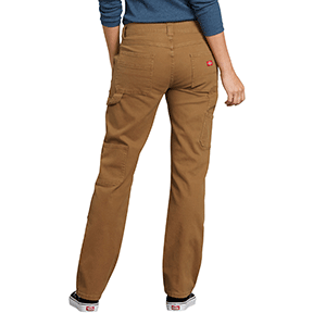 Women's Pant Stretch Duck Double Front Carpenter Rinsed Brown Duck FD2500