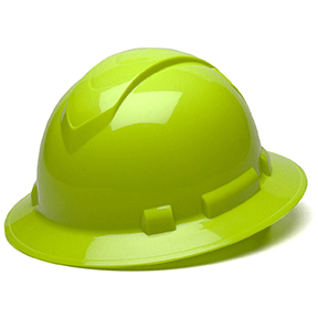 Hard Hat Full Brim Ridgeline Hi-Vis Green  HP54131