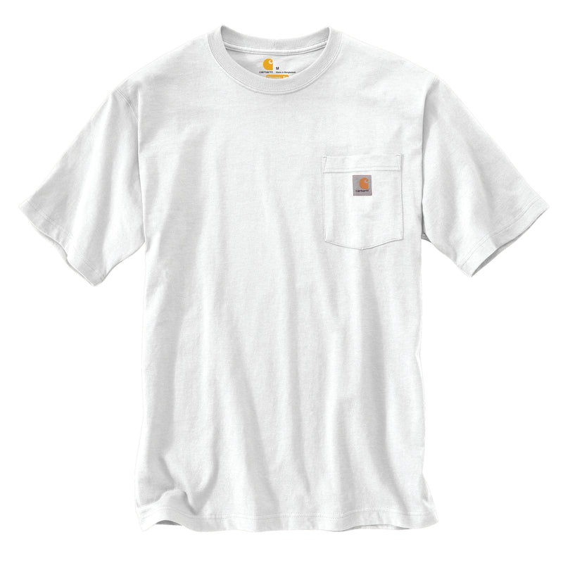 Shirt Loose Fit Heavyweight Short-Sleeve Pocket T-Shirt White K87