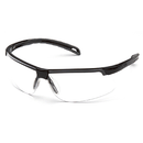 Ever-Lite Safety Glasses Black Frame/Clear Lens SB8610D