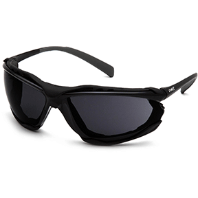 Proximity Safety Glasses Black Frame/Dark Grey H2MAX Anti-Fog Lens SB9323STM