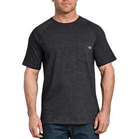 Short Sleeve Performance Cooling T-Shirt Black Heather SS600