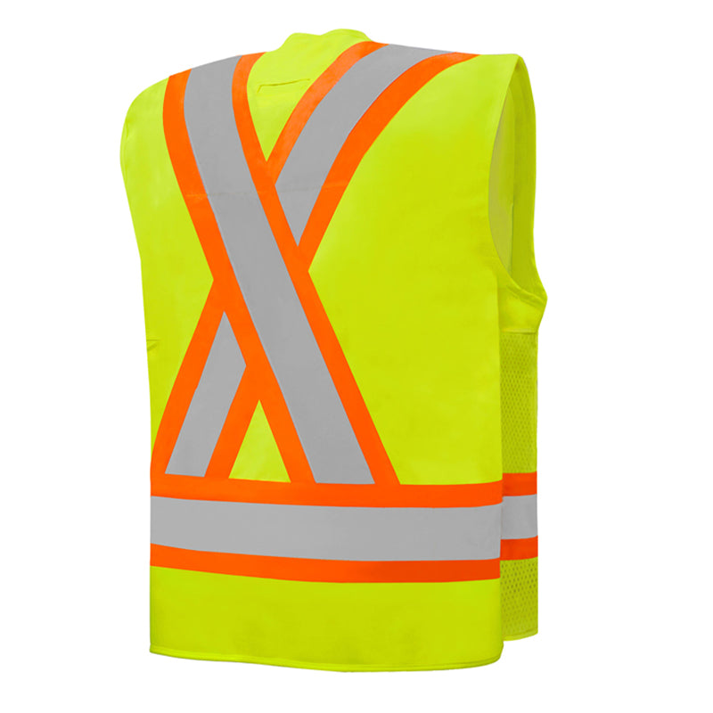 Surveyors Vest Hi-Vis Yellow TV20Y