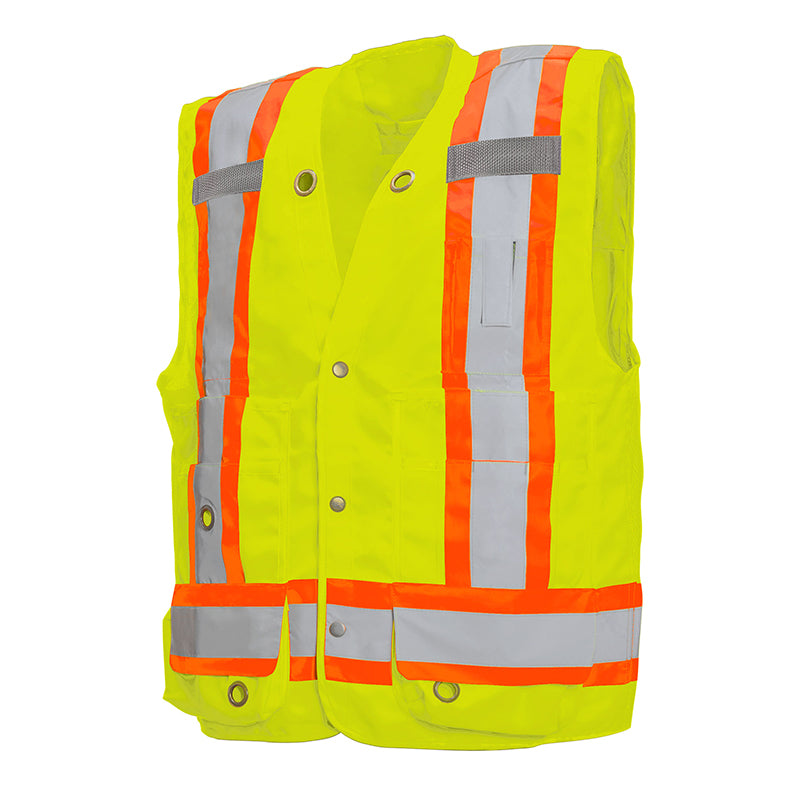 Surveyors Vest Hi-Vis Yellow TV20Y