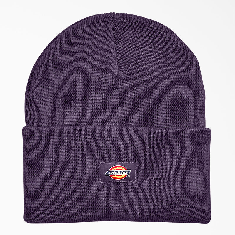 Toque Beanie Knit Cuff Dusty Purple WH201