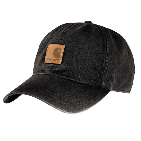 Hat Canvas Cap Black 100289