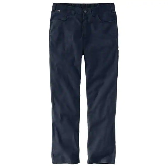 Pant Flame-Resistant Rugged Flex Relaxed Fit Canvas Five-Pocket Navy 104204