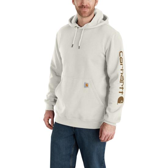 Sweatshirt Midweight Signature Sleeve Logo Hooded Malt K288