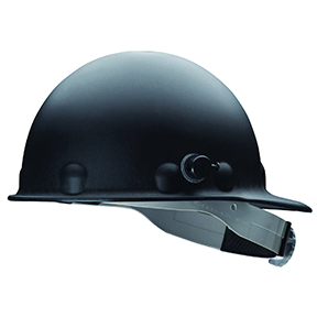 Hard Hat Fibre Metal P2AQRW SuperEight Roughneck Quick-Lok Black