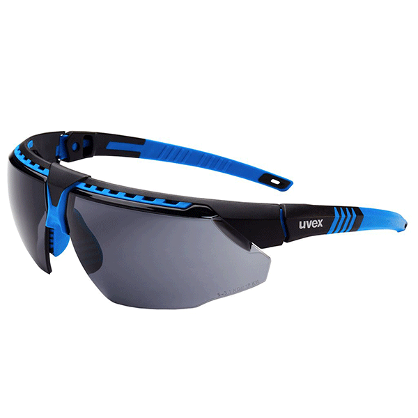 Avatar Safety Glasses Blue Frame/Grey Lens S2871HS