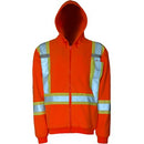 Hoodie Hi-Vis Safety Fleece Orange 6420J