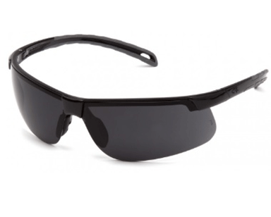 Ever-Lite Safety Glasses Black Frame/Dark Grey Lens SB8623D