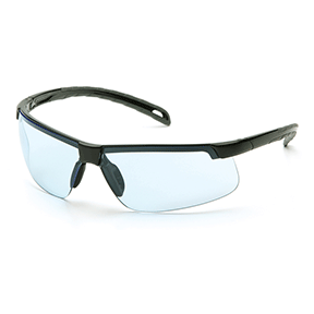 Ever-Lite Safety Glasses Black Frame/Infinity Blue Lens SB8660D